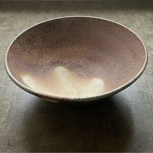 Large Hand Thrown Raku Fired Ceramic Bowl
